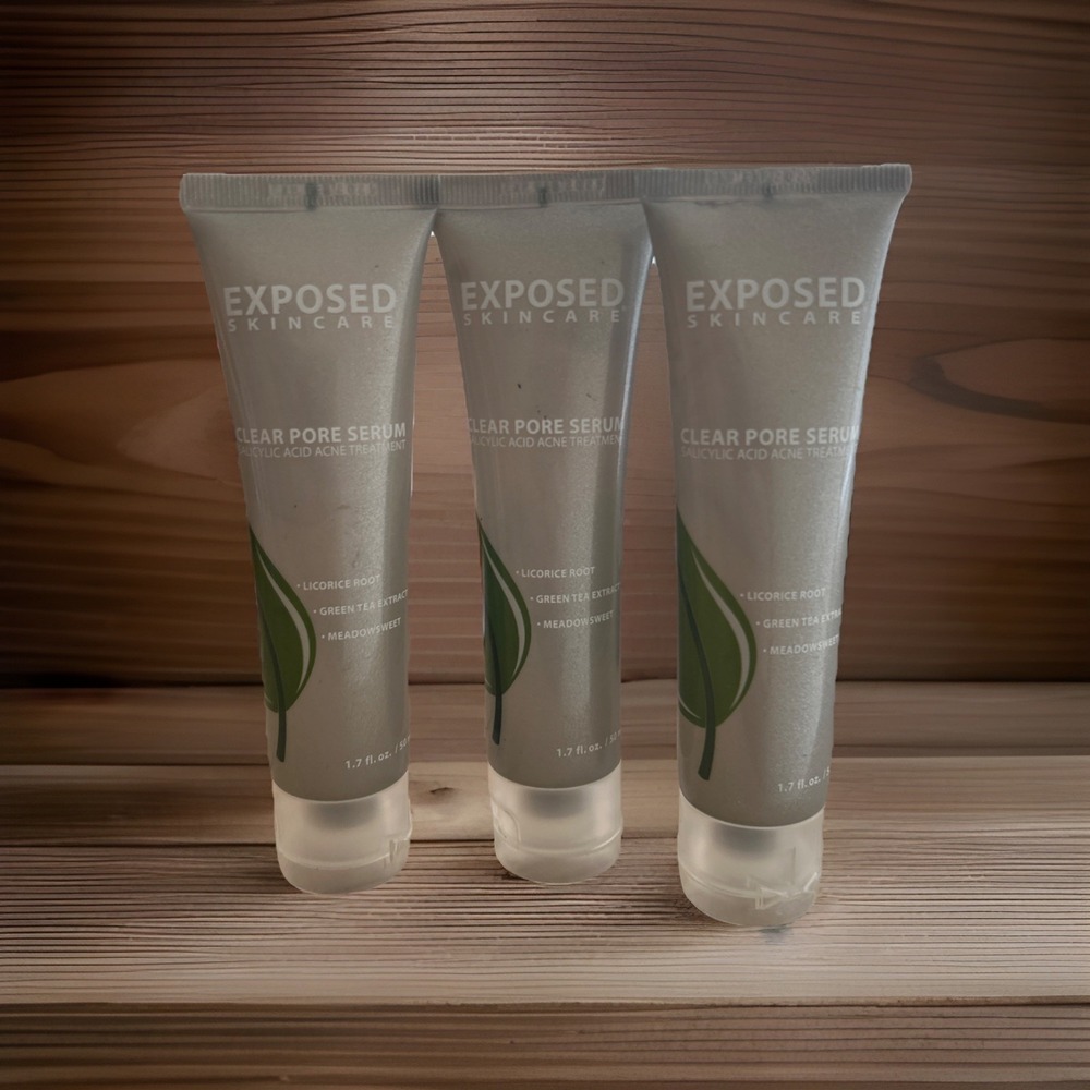 Exposed Skincare Clear Pore Serum 1.7 fl oz Exp 2/25 Sealed New Lot Of 3